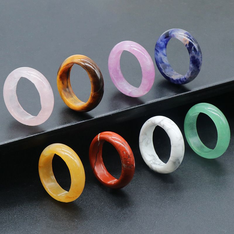 2495-Anel de corrida de pedra de ágata de cristal natural, pulseira de jogo cultural antigo, acessórios portáteis em círculo