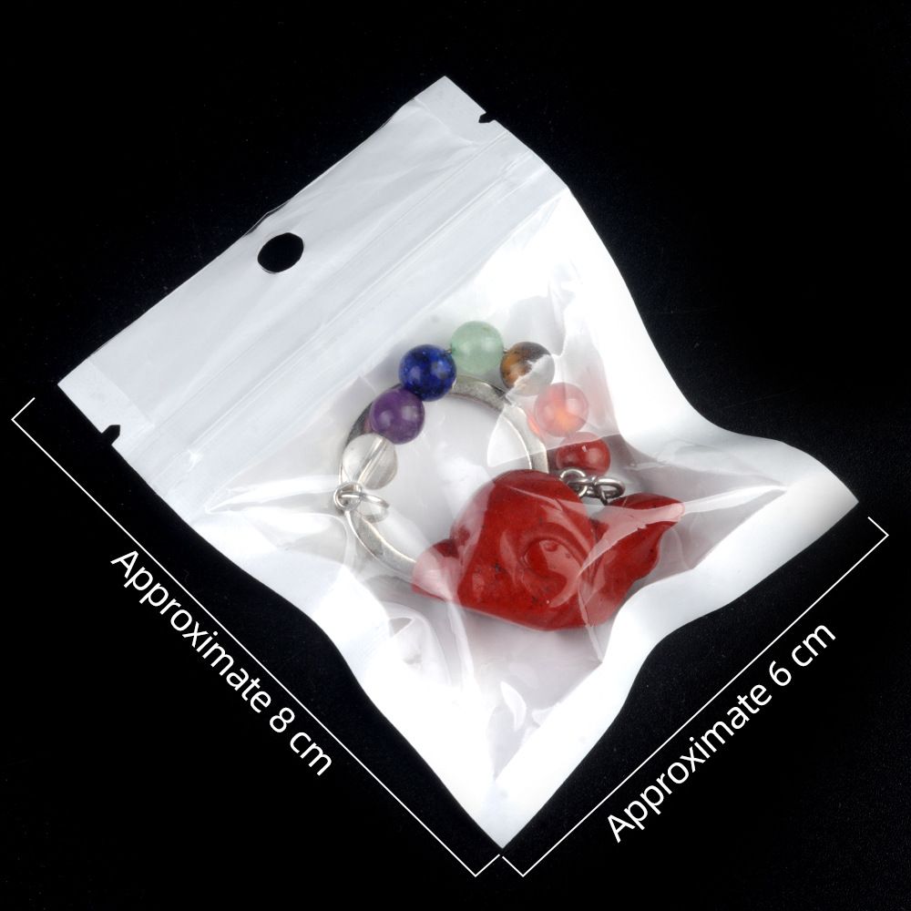 1962-Chaveiro de caracol de pedra de cristal colorido, pingente de jóias chakra, pingente de chaveiro de animal pequeno