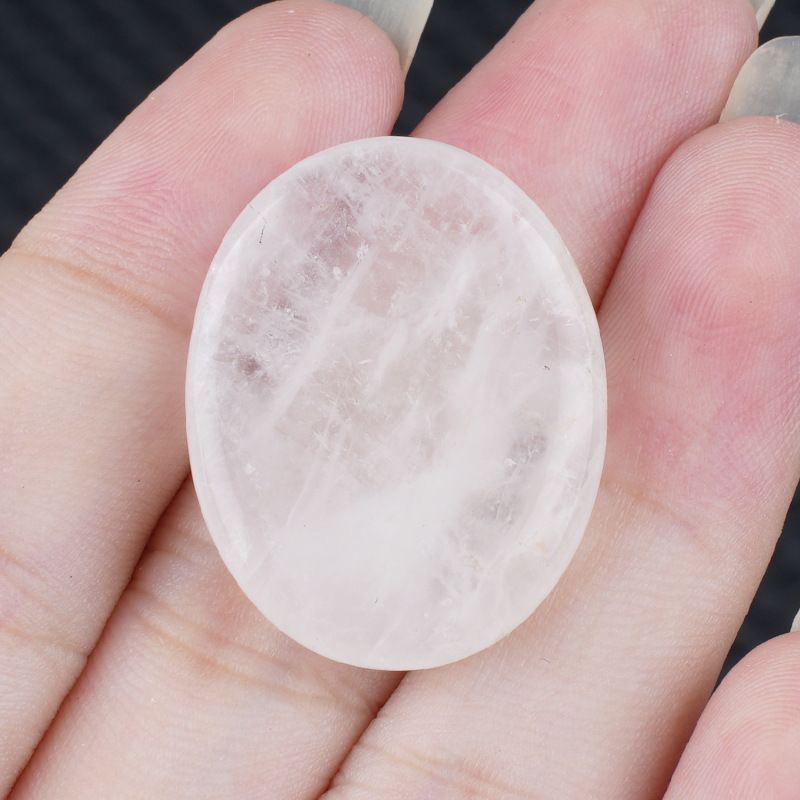 Gravação runa LOGO cristal oval fatia de pedra natural acessórios de jóias personalizados DIY