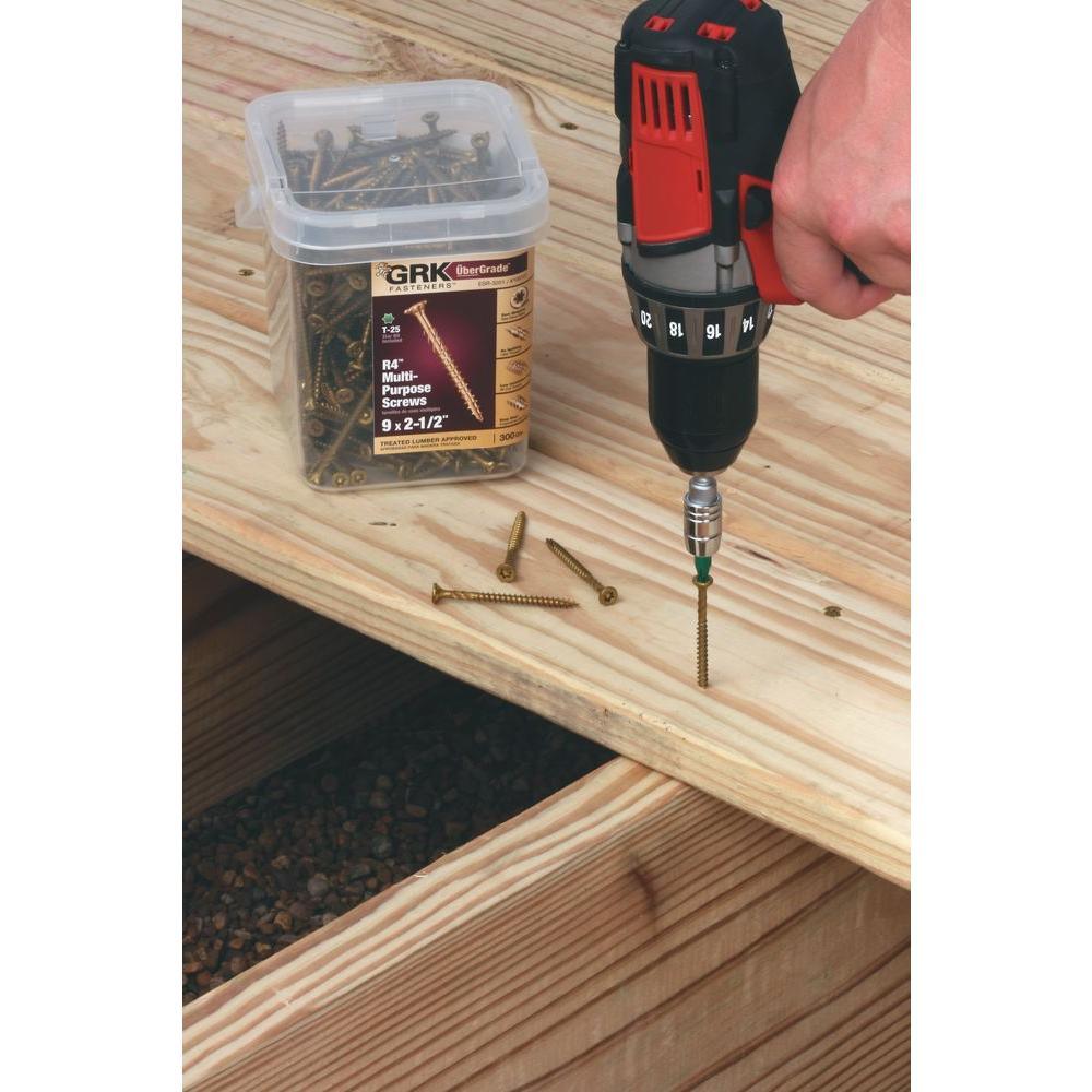 #12 x 5-5/8 in. R4 Multi-Purpose Star Drive Flat Head Screw (50 per Pack)