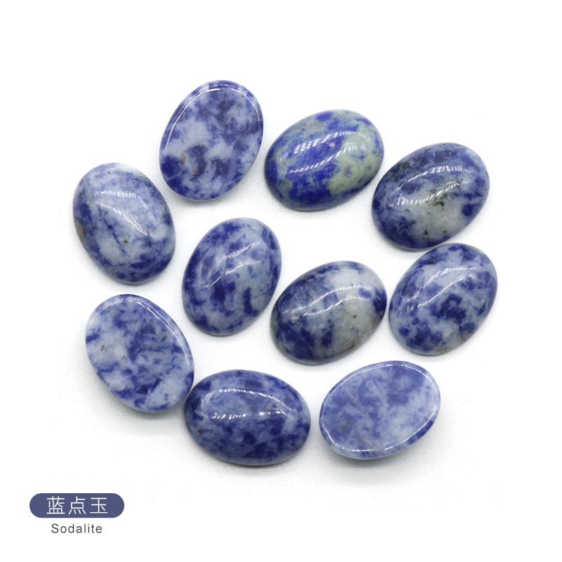 12 * 16Mm de cristal de ágata de superfície de anel de ágata semi-preciosa pedra preciosa remendo oval meia face grampo de cabelo DIY acessórios de jóias