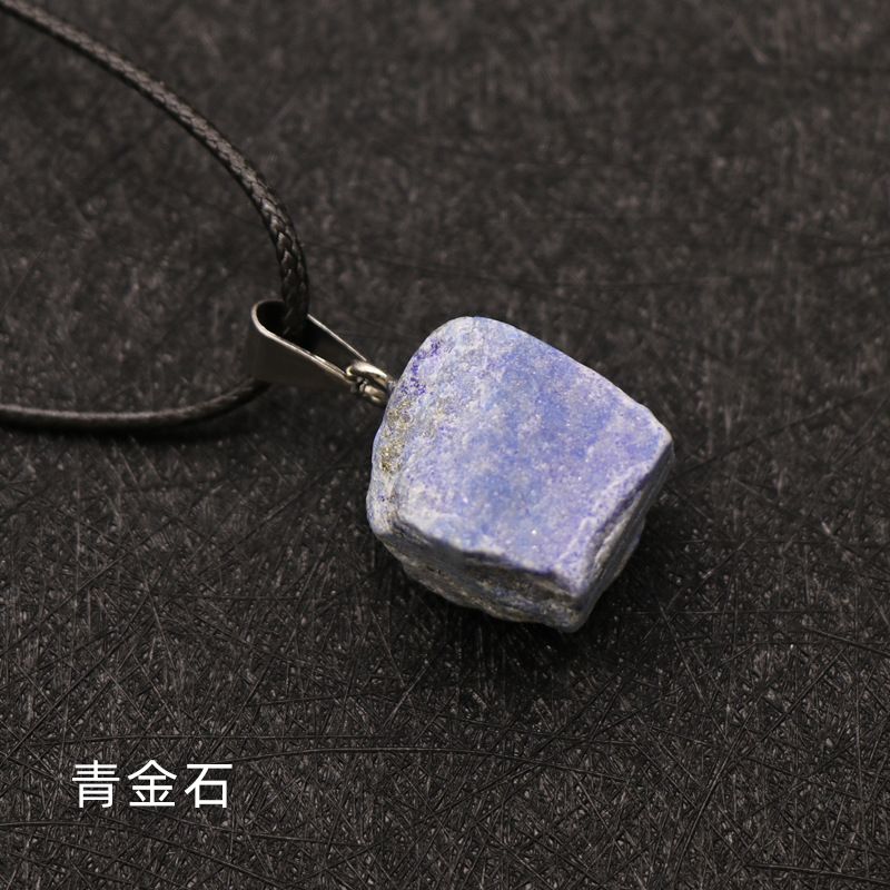 Pingente de pedra áspera, cristal roxo rosa amarelo e branco, olho de tigre Dongling jade pedra de uva, ágata Nanhong.