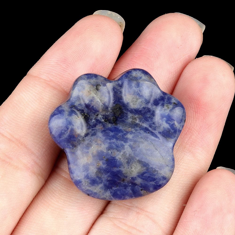Cristal natural pedra semipreciosa ametista gravada garra de gato urso pata enfeite criativo presente decorativo