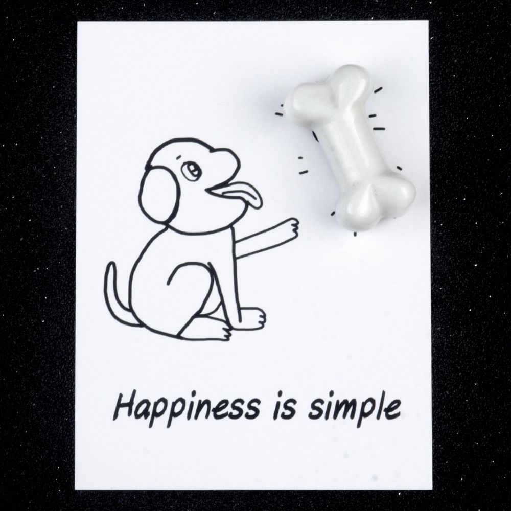 1803-Card Series Natural Crystal Agate 35mm Dog Bone Creative Fun Card Descrição do Produto: