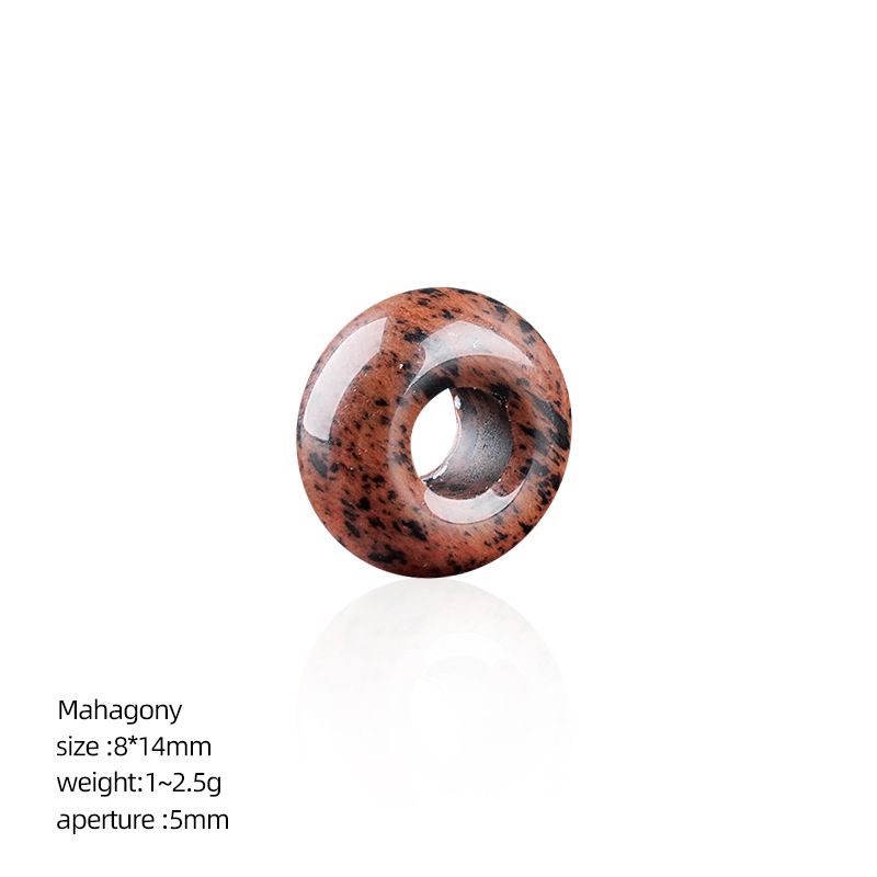 8 * 14Mm grande buraco natural cristal ábaco contas DIY colar colar de roupas de ágata contas soltas contas divisória acessórios de jóias