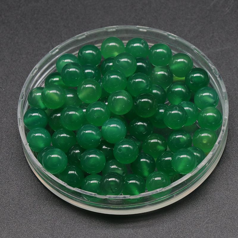 Contas de meio orifício de 1600-8mm, contas redondas de meio orifício de ágata de cristal natural, contas soltas Brincos de viga DIY acessórios de incrustação