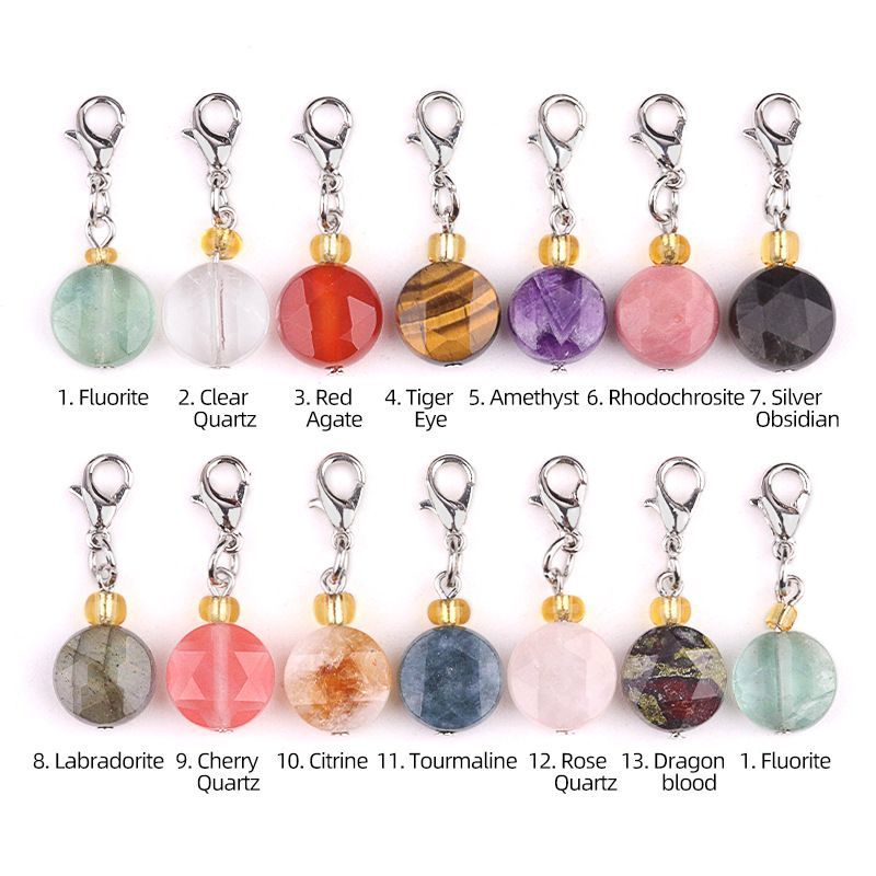 2132-Ágata de cristal natural pedra semi-preciosa seção hexagrama pingente pequeno gotejamento jóias DIY acessórios de jóias