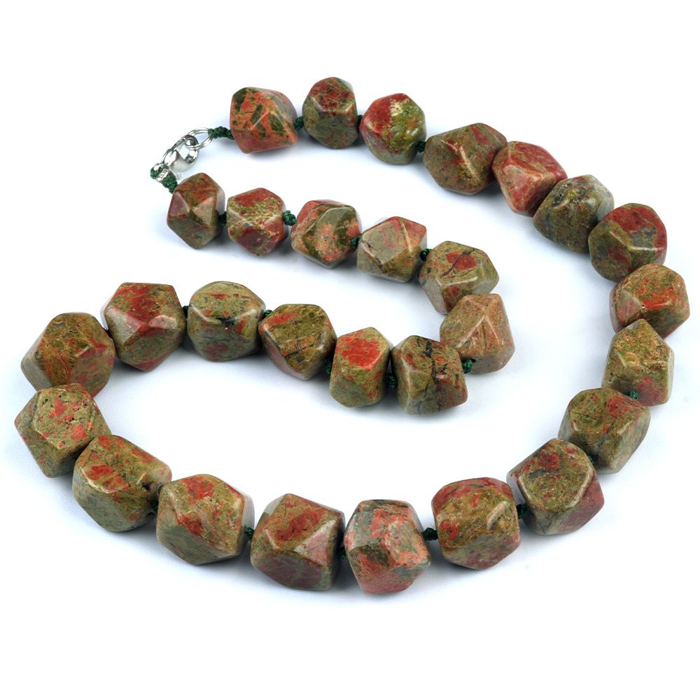 1906-Colar irregular de jade de ágata de cristal natural, pedra bruta polida e polida com colar de forma atada
