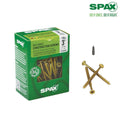#10 x 3 in. Phillips-Square Drive Flat Head Full Thread Yellow Zinc Coated Multi-Material Screw (72 per Box)