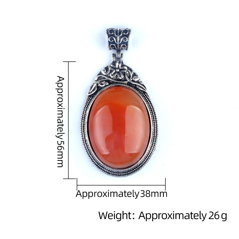 Conjunto de pedras preciosas ágata cristal liga de pedra semipreciosa incrustada pingente de pedra preciosa