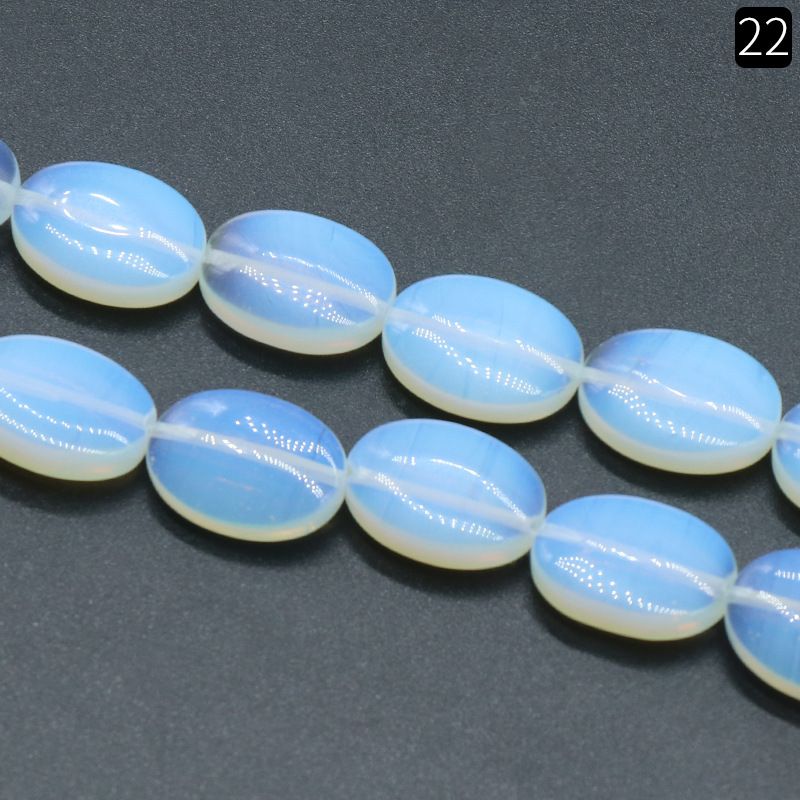 1319-13X18mm cristal de ágata frisada em forma de ovo pedra semi-preciosa trabalho oval em andamento acessórios de jóias DIY