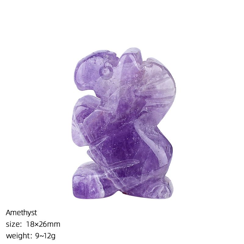 1 polegada de cristal natural pônei ornamento home desktop micro paisagem Ano do Cavalo mascote ágata escultura decoração cavalo