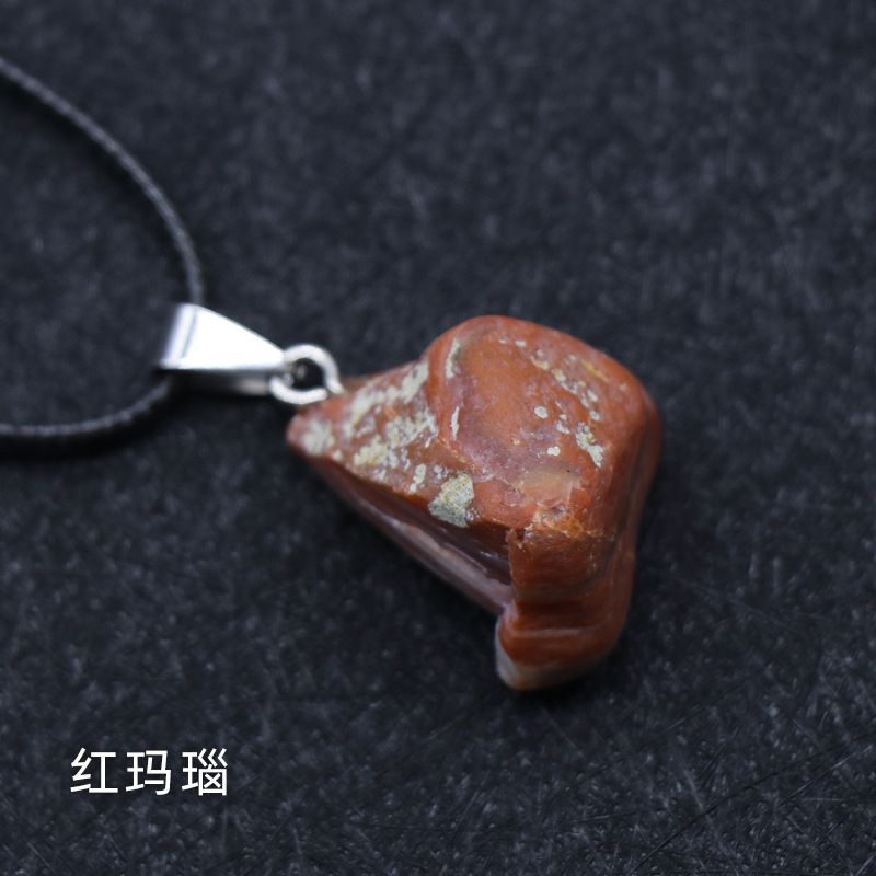 Pingente de pedra áspera, cristal roxo rosa amarelo e branco, olho de tigre Dongling jade pedra de uva, ágata Nanhong.