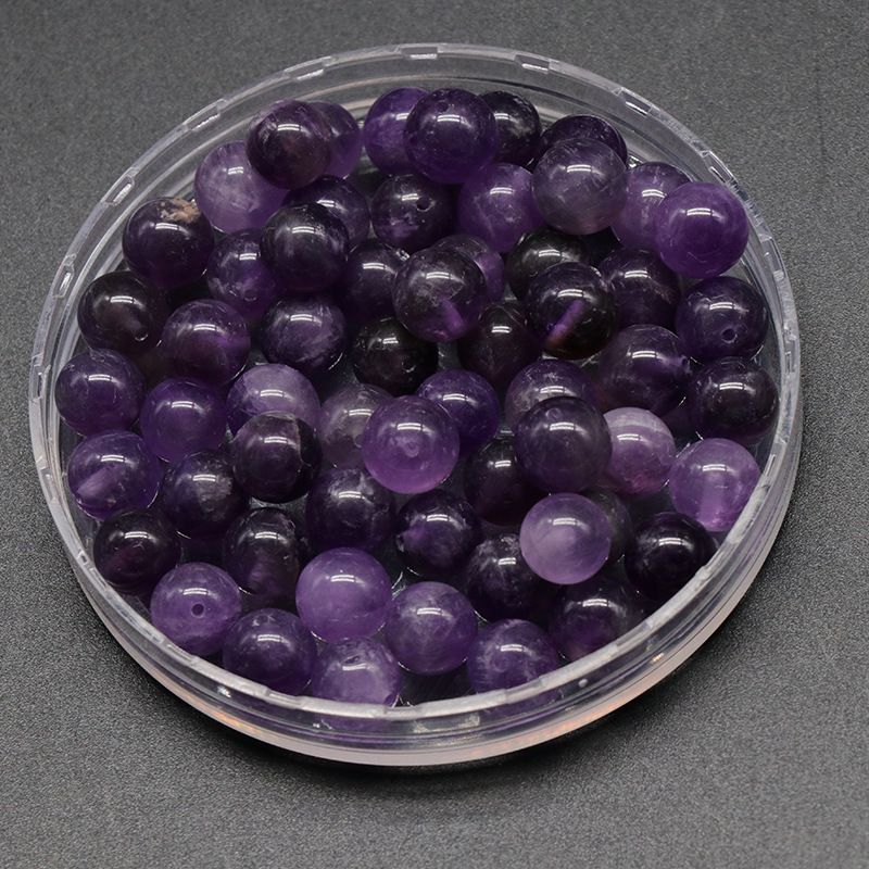 Contas de meio orifício de 1600-8mm, contas redondas de meio orifício de ágata de cristal natural, contas soltas Brincos de viga DIY acessórios de incrustação