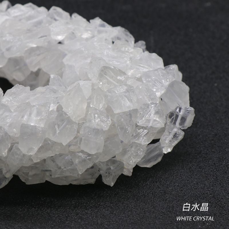 10-12Mm pedra áspera minério de lã pequeno, pó roxo citrino branco cristal azul ouro turmalina minério contas irregulares