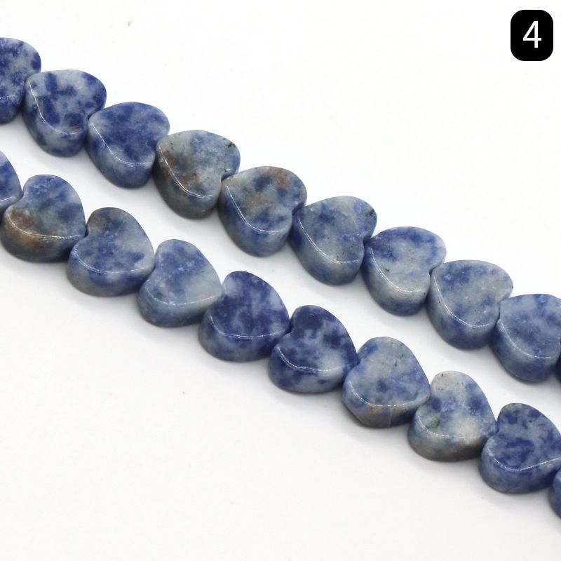 Ágata de cristal de jade pedra semipreciosa coração de pêssego amor trabalho em andamento DIY jóias contas soltas acessórios frisados
