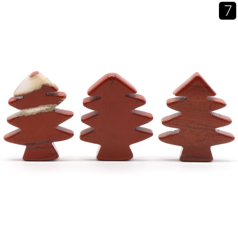 1481-Pedra de cristal natural mini árvore de Natal DIY pinheiro pequena árvore de Natal decoração de Natal pequeno presente