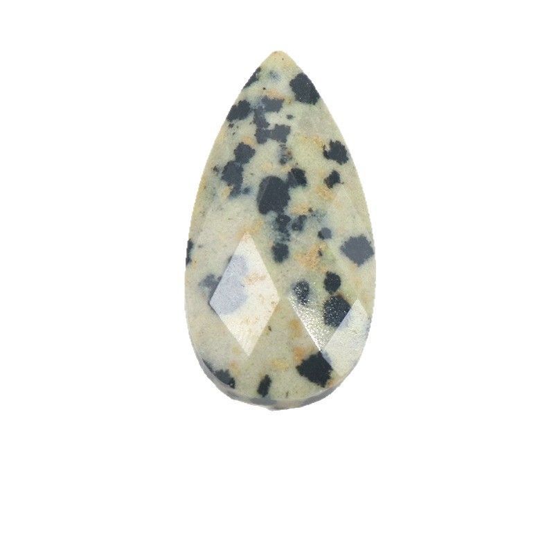 1423-Cristal de pó natural ametista gota de água cortada contas soltas colar DIY brincos pingente acessórios pingente de jóias