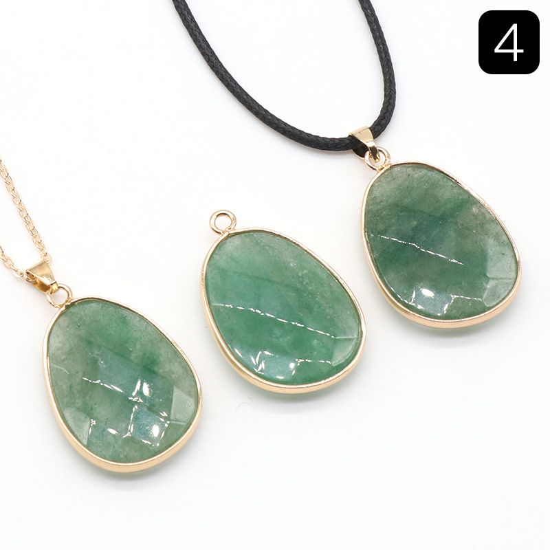 Cristal de ametista em pó Colar de bainha de corte de pedra de tigre Tianhe, pingente de bainha de pedra de ágata de cristal