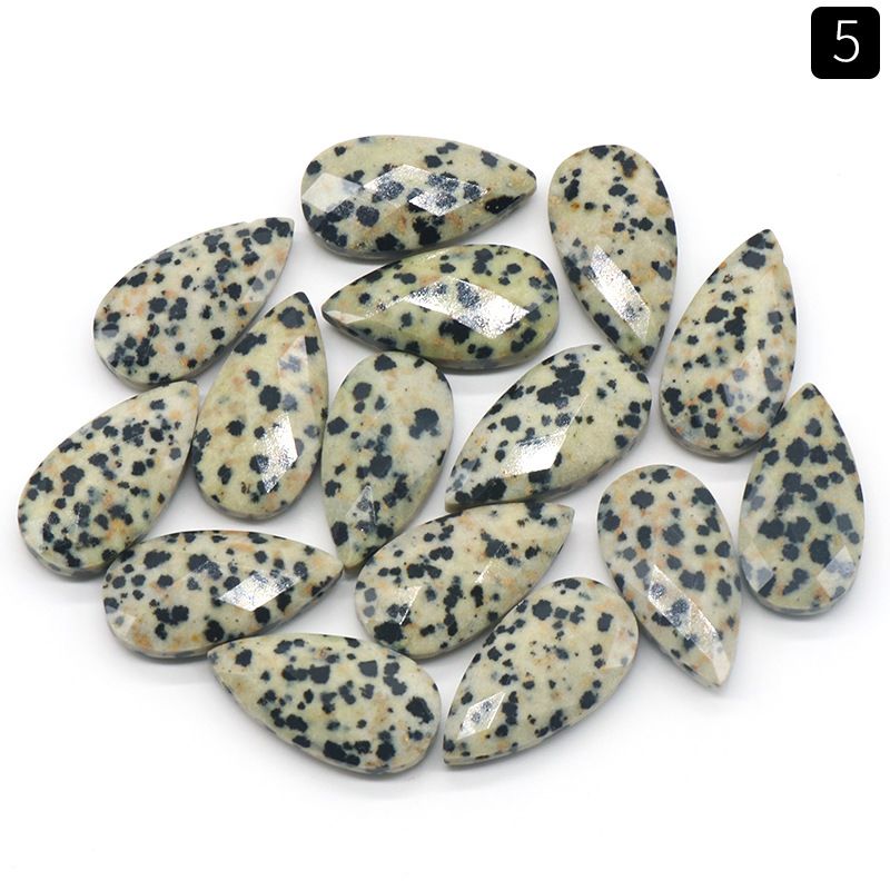 1423-Cristal de pó natural ametista gota de água cortada contas soltas colar DIY brincos pingente acessórios pingente de jóias
