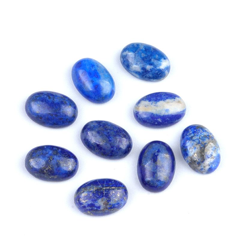 1239-10X14 Superfície de anel em forma de ovo, cristal natural única superfície curva oval geométrica DIY jóias incrustadas com acessórios de pedra solta