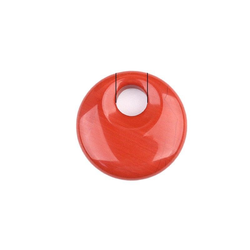 2188-30Mm furo lateral fivela de segurança roxo rosa cristal branco grande buraco de pedra DIY colar pingente de jóias material