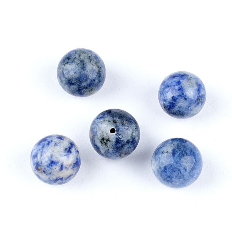 Contas de meio buraco de 1929-12Mm, contas redondas de meio buraco de ágata de cristal contas soltas Brincos de viga DIY acessórios de incrustação Contas de Buda