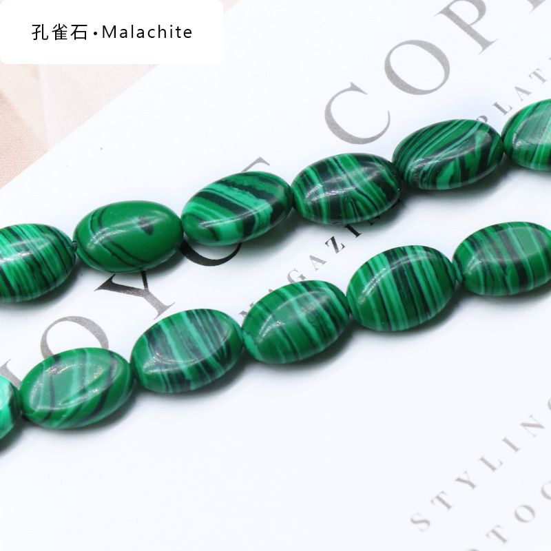 Agate cristal pedra semi-preciosa 10 * 14mm oval ovo frisado contas soltas DIY pulseira colar acessórios de jóias