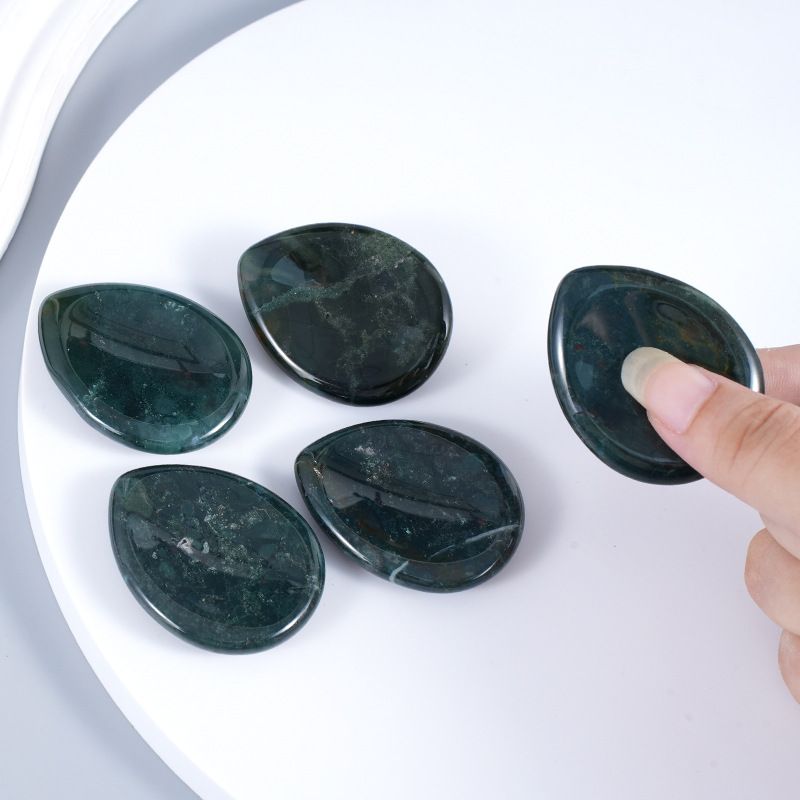 Água gota descompressão palma pedra cristal natural ágata ranhura polegar pressione alça esquecer preocupação pedra