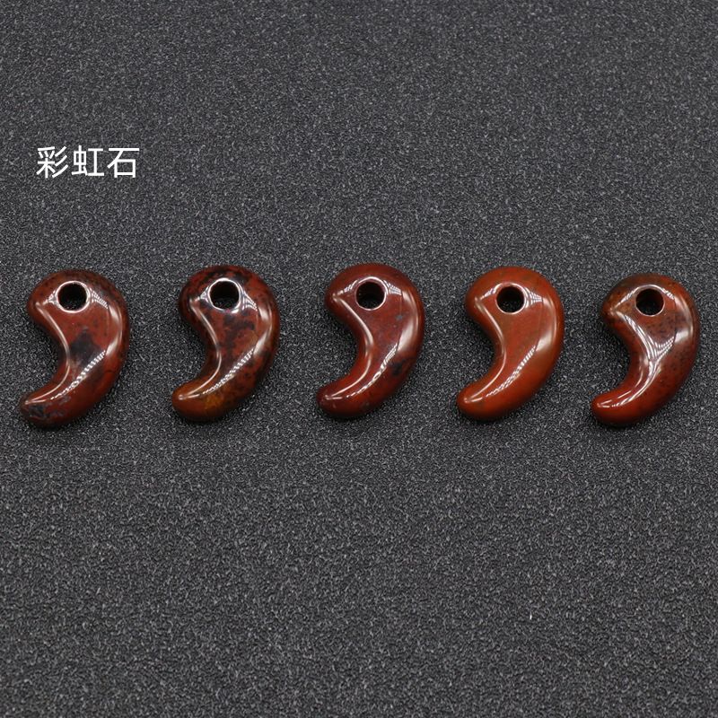 175-Cristal ágata yin e yang gancho jade pingente grande tengu Inuyasha animação pulseira periférica colar acessórios