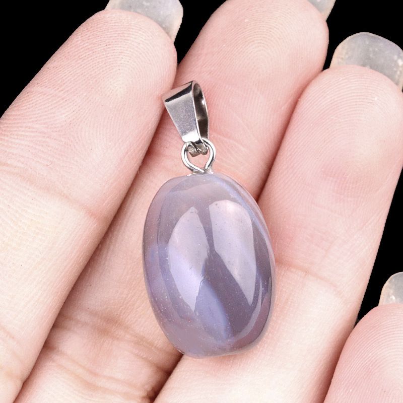 1823-13X18mm pingente de tambor de pedra de cristal de ágata pingente cilíndrico acessórios de jóias DIY