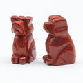 1606 a 1in filhote de cachorro ágata cristal pedra mini escultura animal pequeno pedra semi-preciosa artesanato cão pequeno ornamento