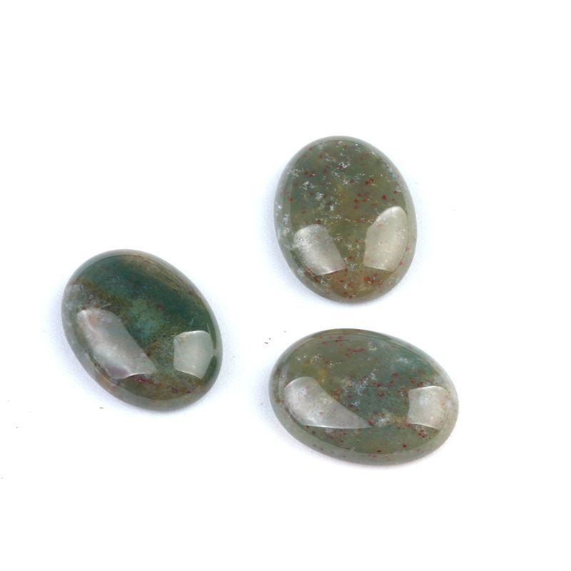 1244-15X20 Superfície de anel em forma de ovo, jóias DIY geométricas de cristal incrustadas com acessórios de pedra solta, cristal de morango.