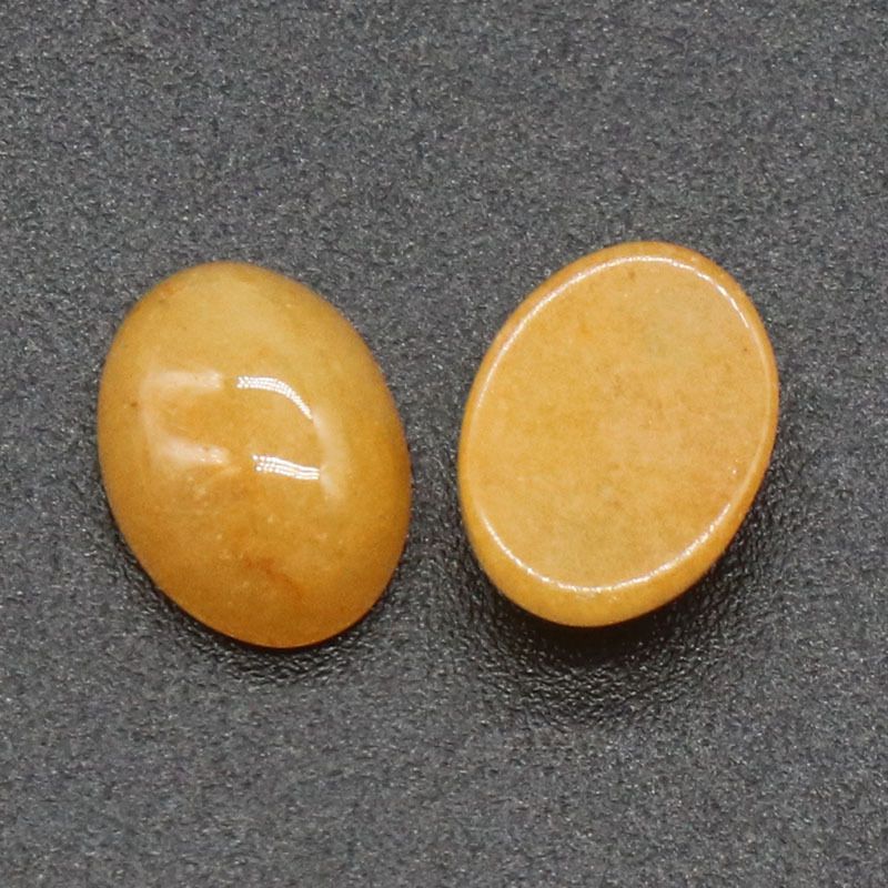 Superfície de anel em forma de ovo 1236-6X8mm, cristal natural de arco único oval geométrico DIY jóias incrustadas com acessórios de pedra solta