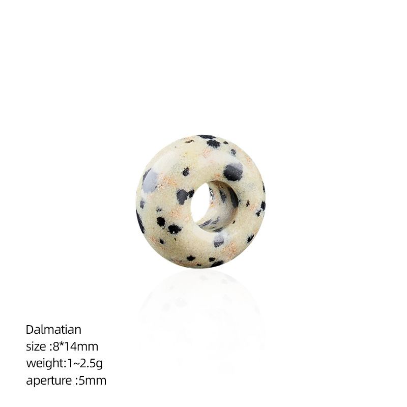8 * 14Mm grande buraco natural cristal ábaco contas DIY colar colar de roupas de ágata contas soltas contas divisória acessórios de jóias