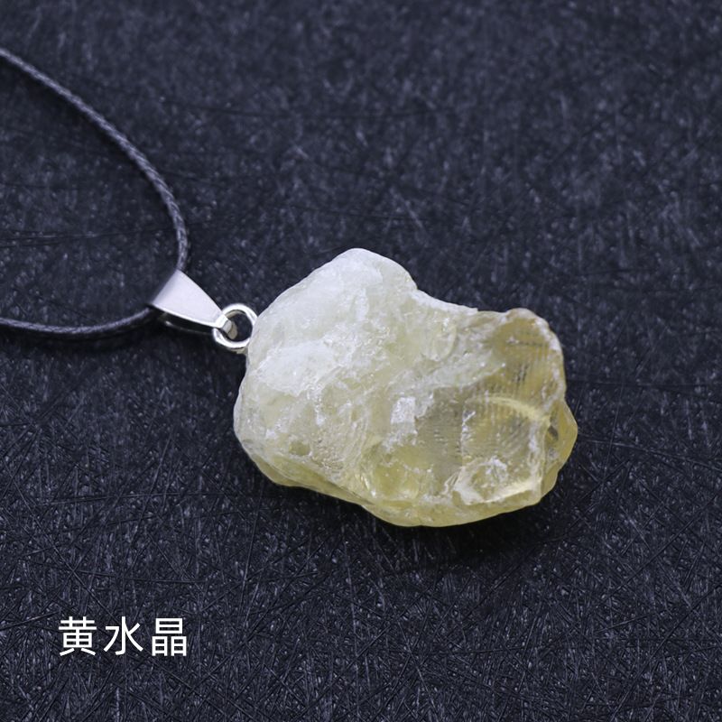 Pingente de pedra áspera, cristal roxo rosa amarelo e branco, olho de tigre Dongling jade pedra de uva, ágata Nanhong.