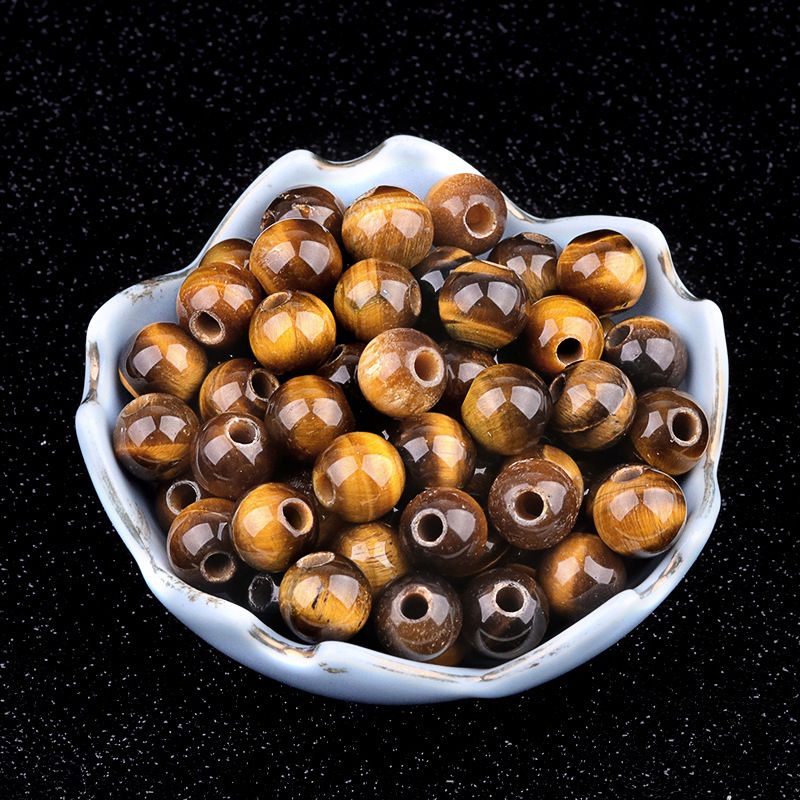 318-Agate cristal de jade 10mm3mm contas largas contas soltas pulseira artesanal DIY colar brincos jóias