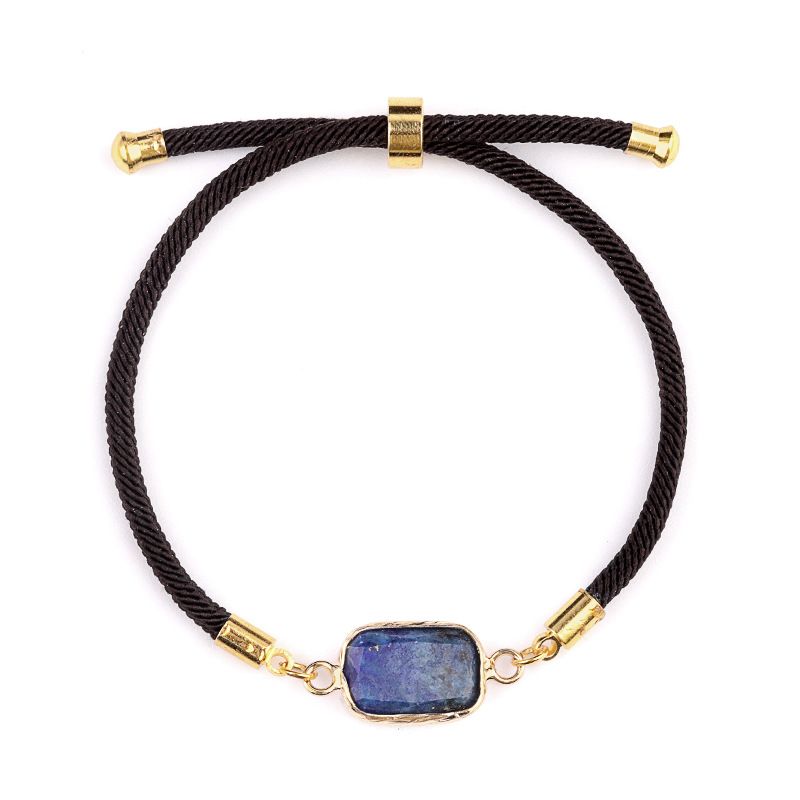 2094-Ametista em pó cristal olho de tigre pedra ajustável pulseira de seção retangular, jóias de venda quente em pontos cênicos