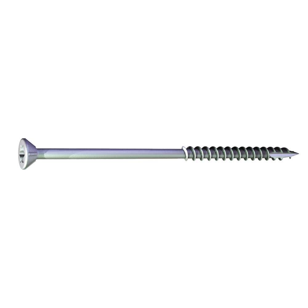 #10 x 3-1/2 in. Star Drive Stainless Steel Flat-Head Wood Deck Screw