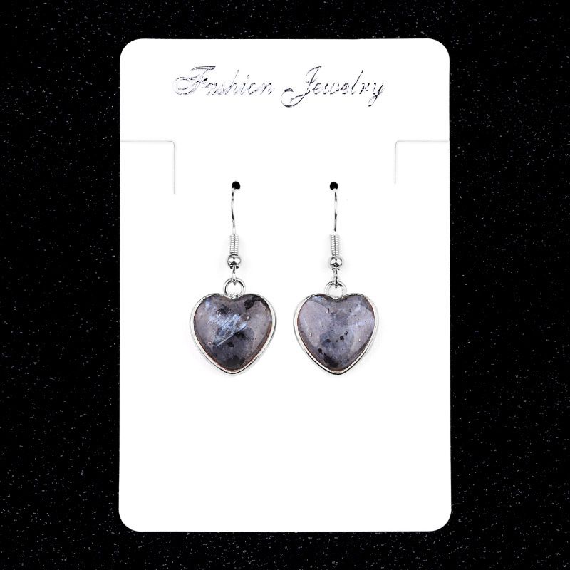 2091-Amethyst agate stone love brincos brincos de pedra preciosa luz luxo