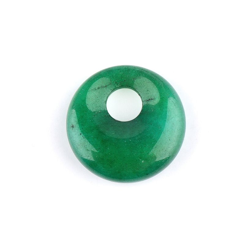 Pingente de fivela de segurança de orifício lateral de ágata de cristal natural de 18mm, colar nostálgico de ametista de orifício lateral de irmão redondo estilo nacional