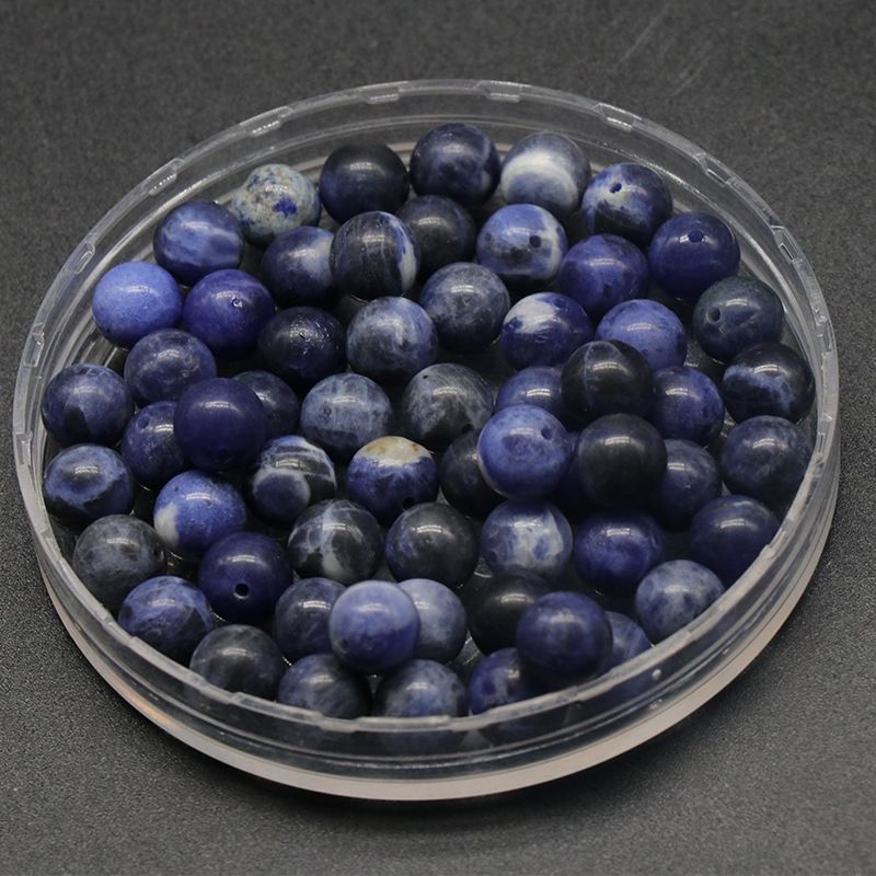 Contas de meio orifício de 1600-8mm, contas redondas de meio orifício de ágata de cristal natural, contas soltas Brincos de viga DIY acessórios de incrustação
