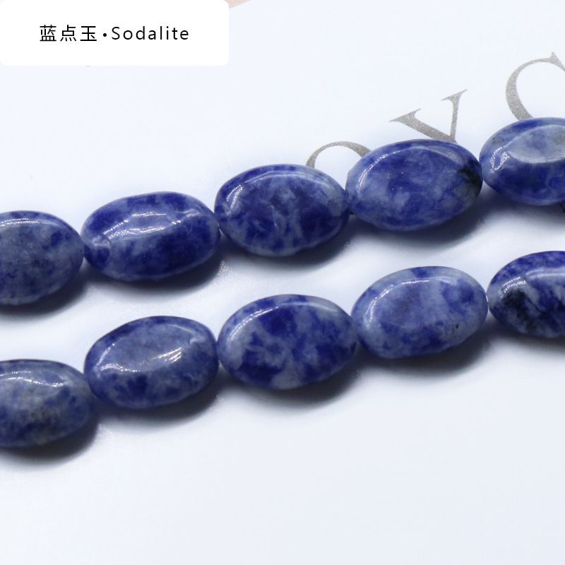 Agate cristal pedra semi-preciosa 10 * 14mm oval ovo frisado contas soltas DIY pulseira colar acessórios de jóias