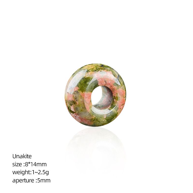 8 * 14Mm grande buraco natural cristal ábaco contas DIY colar colar de roupas de ágata contas soltas contas divisória acessórios de jóias