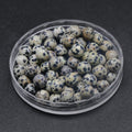 Contas de meio orifício de 1600-8mm, contas redondas de meio orifício de ágata de cristal natural, contas soltas Brincos de viga DIY acessórios de incrustação