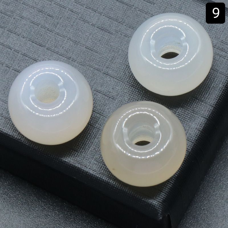 1331-12X18 _ grande furo ábaco 6mm grande furo de cristal natural ágata grande furo contas DIY corda trançada material de corda de mão