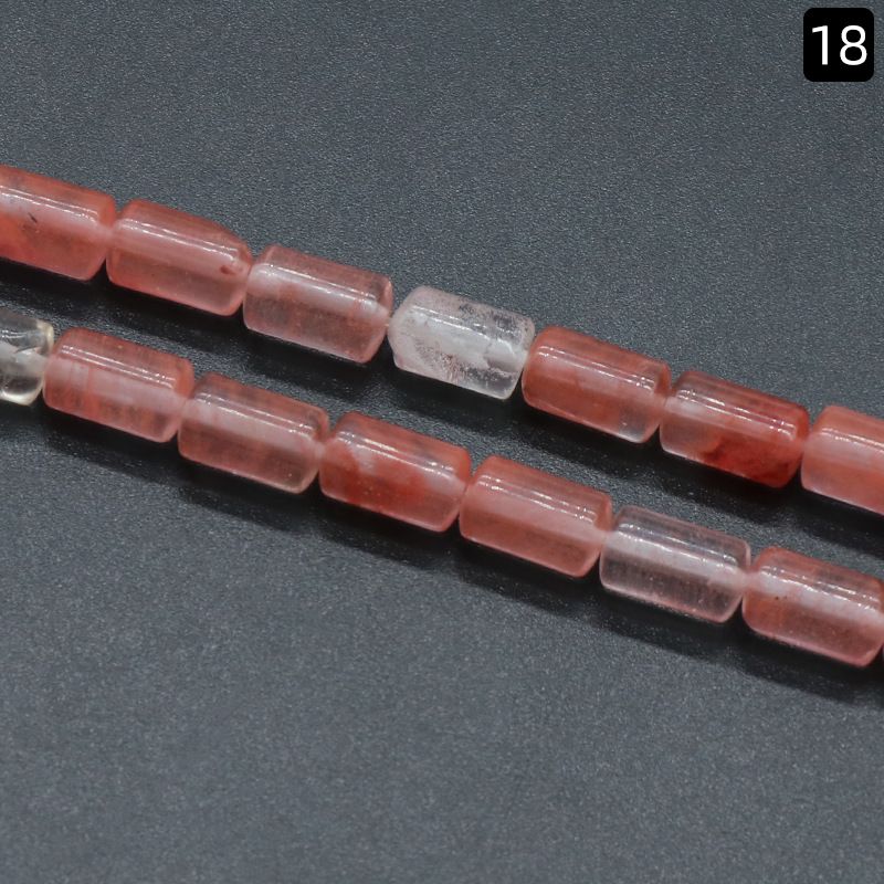 1330-Cristal ágata jade 6 * 10mm cilíndrico solto talão espaçador de tubo redondo talão de balde acessórios DIY vários materiais