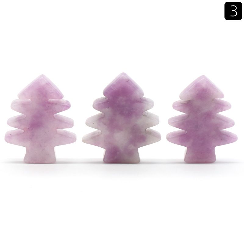 1481-Pedra de cristal natural mini árvore de Natal DIY pinheiro pequena árvore de Natal decoração de Natal pequeno presente