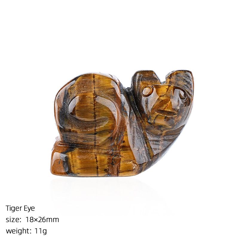 1In cristal natural caracol ornamento transfronteiriço criativo casa desktop micro-paisagismo escultura pedra preciosa pequeno caracol
