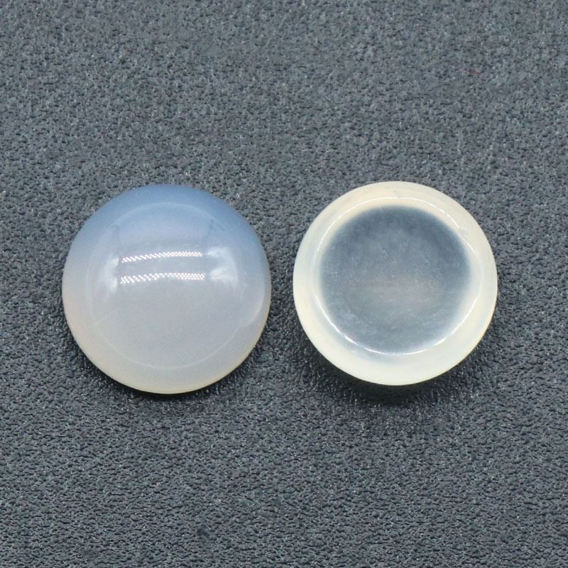 Superfície de anel redonda de 1247-8Mm, superfície de cristal natural única curva redonda geométrica DIY jóias incrustadas com acessórios de pedra solta